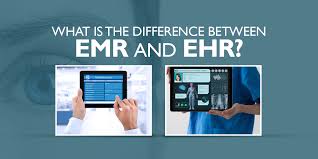 How does EHR differ from EMR