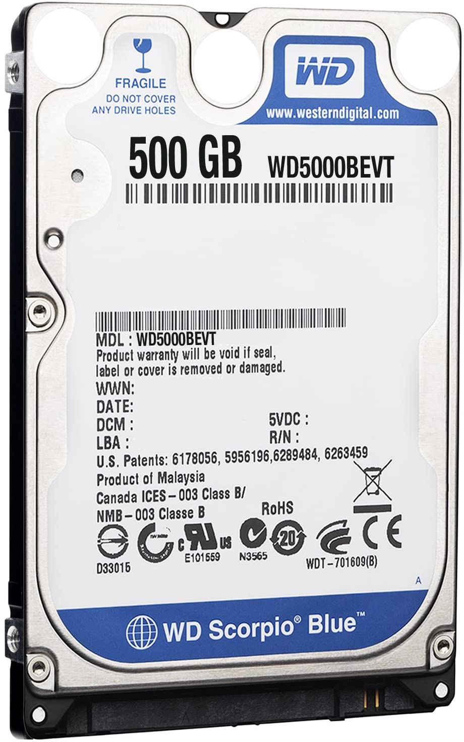 Western Digital Scorpio Blue 500 GB